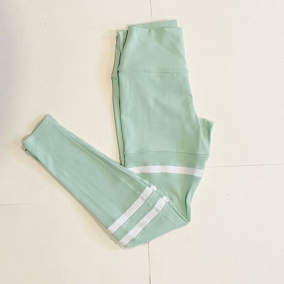 ALO YOGA High-Waist Legit Legging Pant Ribbed Airbrush Size M - Picture 6 of 9